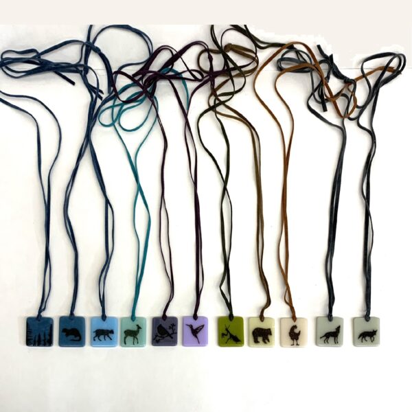 Ecofriendly recycled glass necklaces