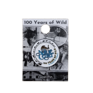 Centennial enamel 100 years celebration lapel pin