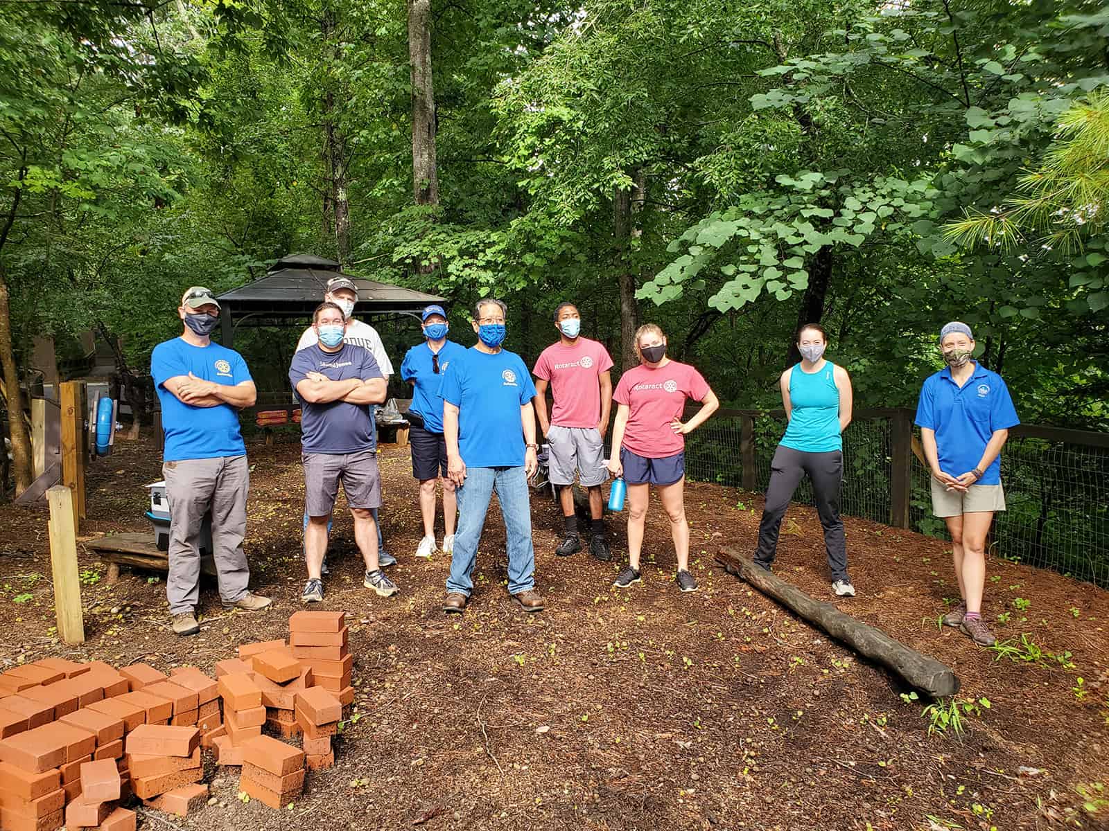 Rotary Club of Asheville and Asheville Rotaract Volunteer Work Group