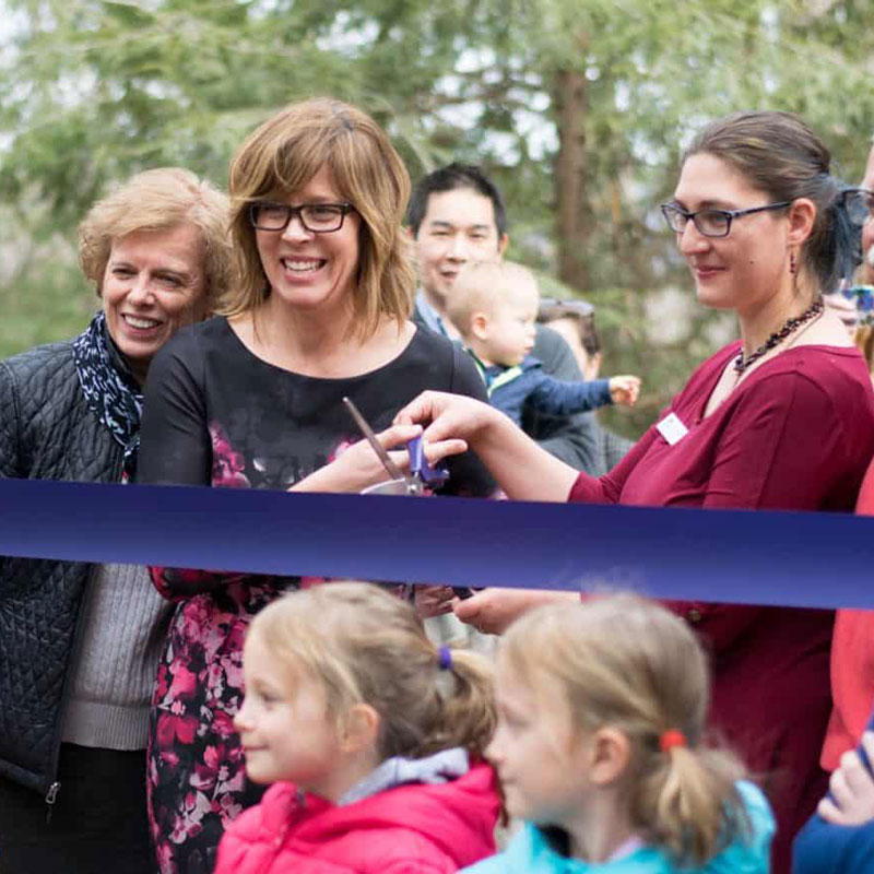 Nature Center Leadership Team at Ribbon Cutting