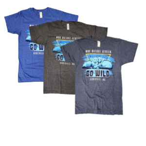 Adult Shirt: Blue Cougar